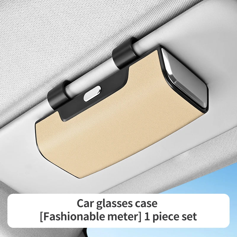 Car Sun Visor Glasses Case – Anti-Scratch Sunglasses Holder