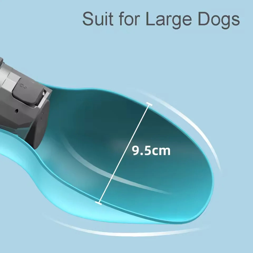 800ml large capacity dog outdoor pet water cup portable accompanying cup folding flip water feeder outdoor water bottle supplies Oasis Select