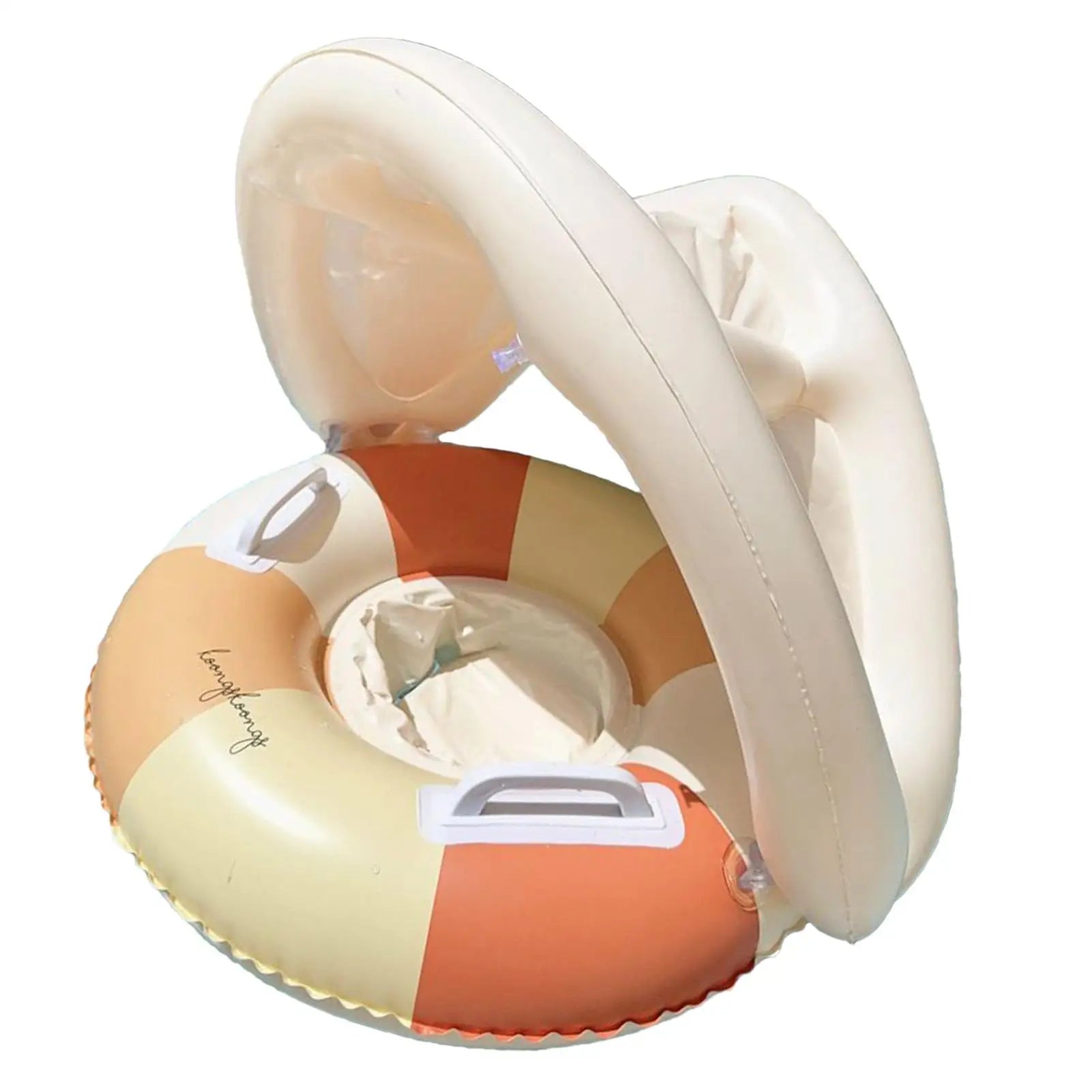 Baby Pool Float with Sun Canopy | Inflatable Swim Ring Ages 0–4