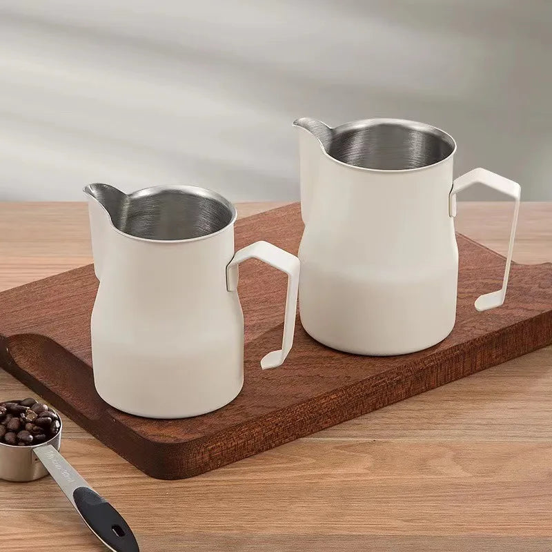350/500ml Milk Frothing Pitcher Steaming Pitchers Professional Milk Foam Jug Latte Art Making Tools Home Barista Accessories Oasis Select