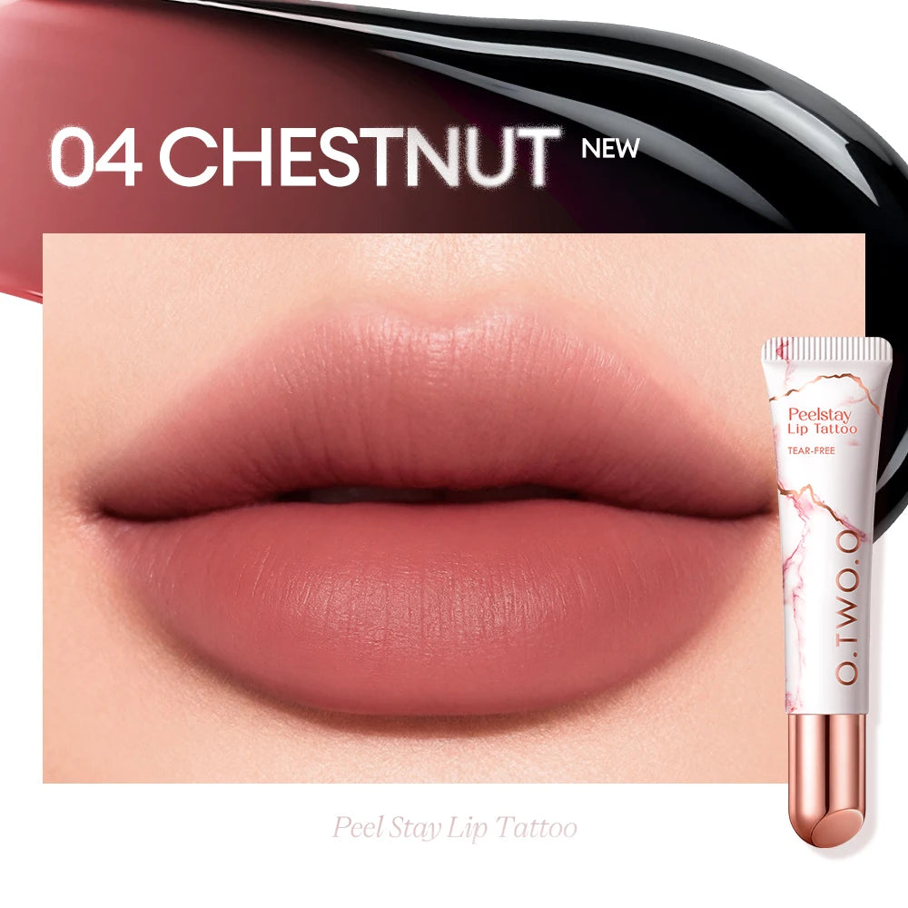 O.TWO.O Peel-Off Lip Stain | 48H Waterproof Matte Lip Tint