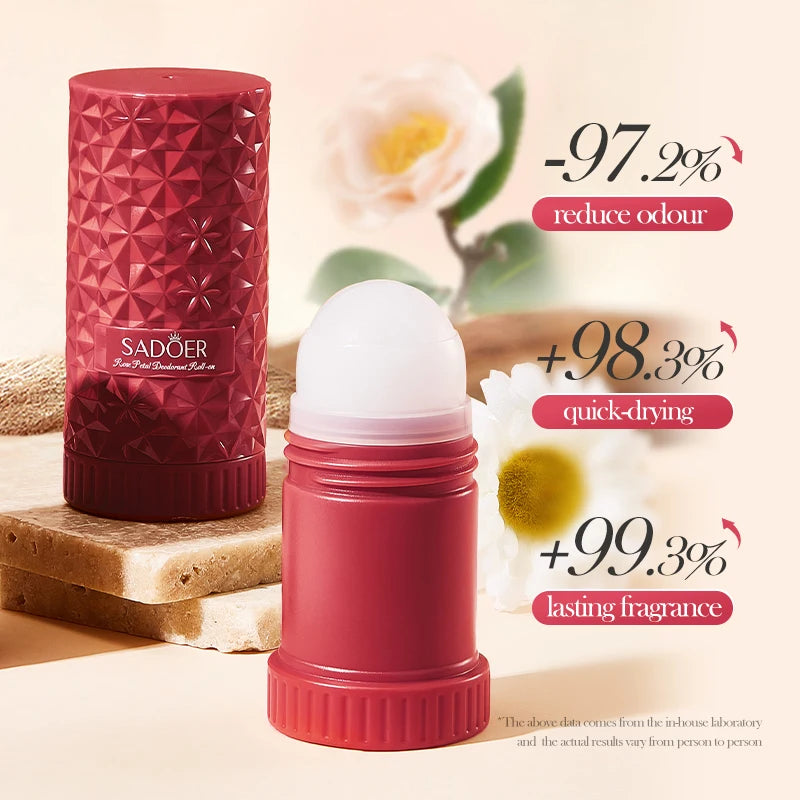 SADOER Roll-On Bead Deodorant Cream – Anti-Odor & Moisturising Roll-On Deodorant Cream Oasis Select