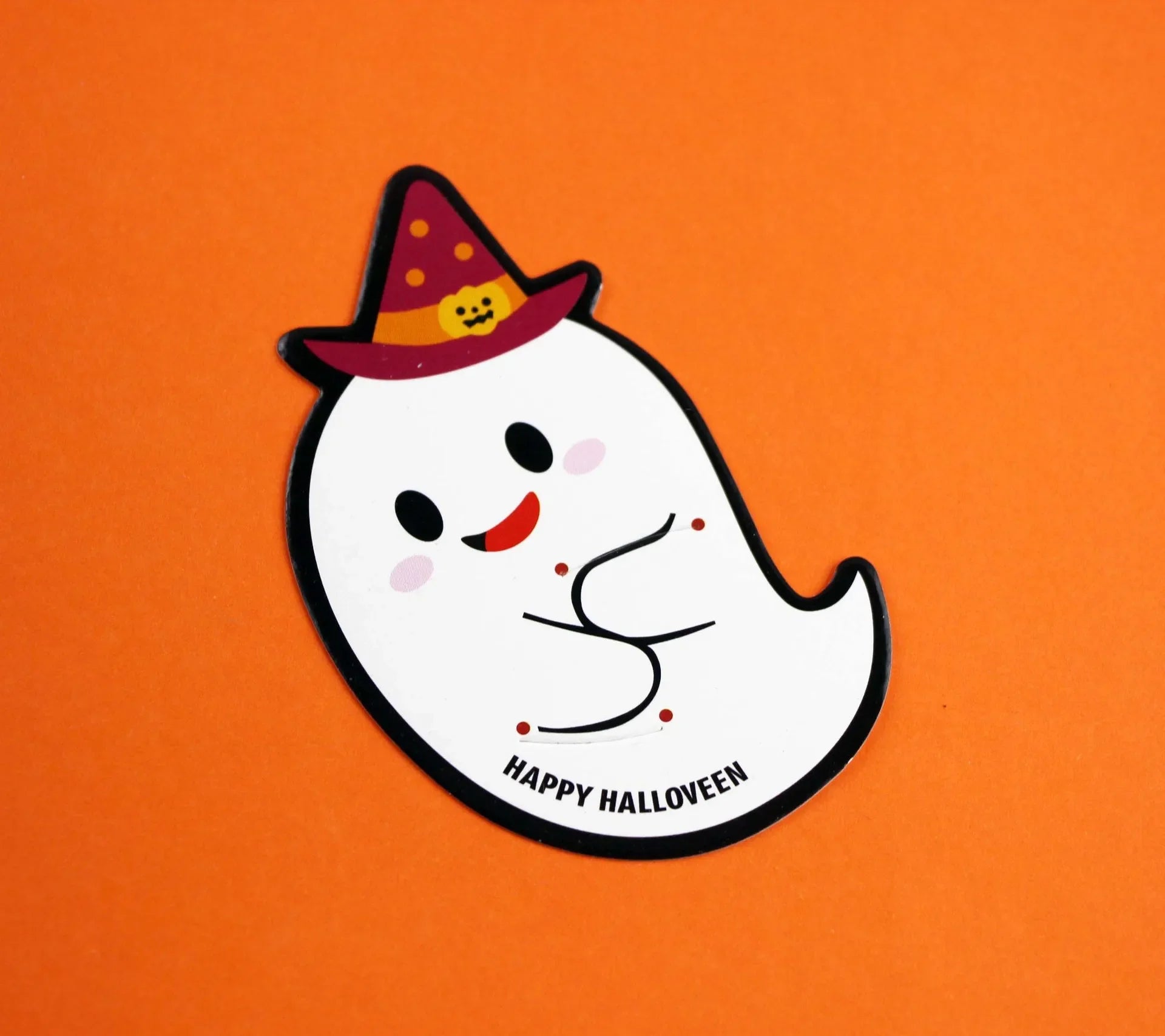 50Pcs Halloween Candy Package Card Ghost Pumpkin Lollipop Holder Cards Kids Halloween Party Home Diy Decor Supplies Oasis Select 50pcs Ghost As Picture Show