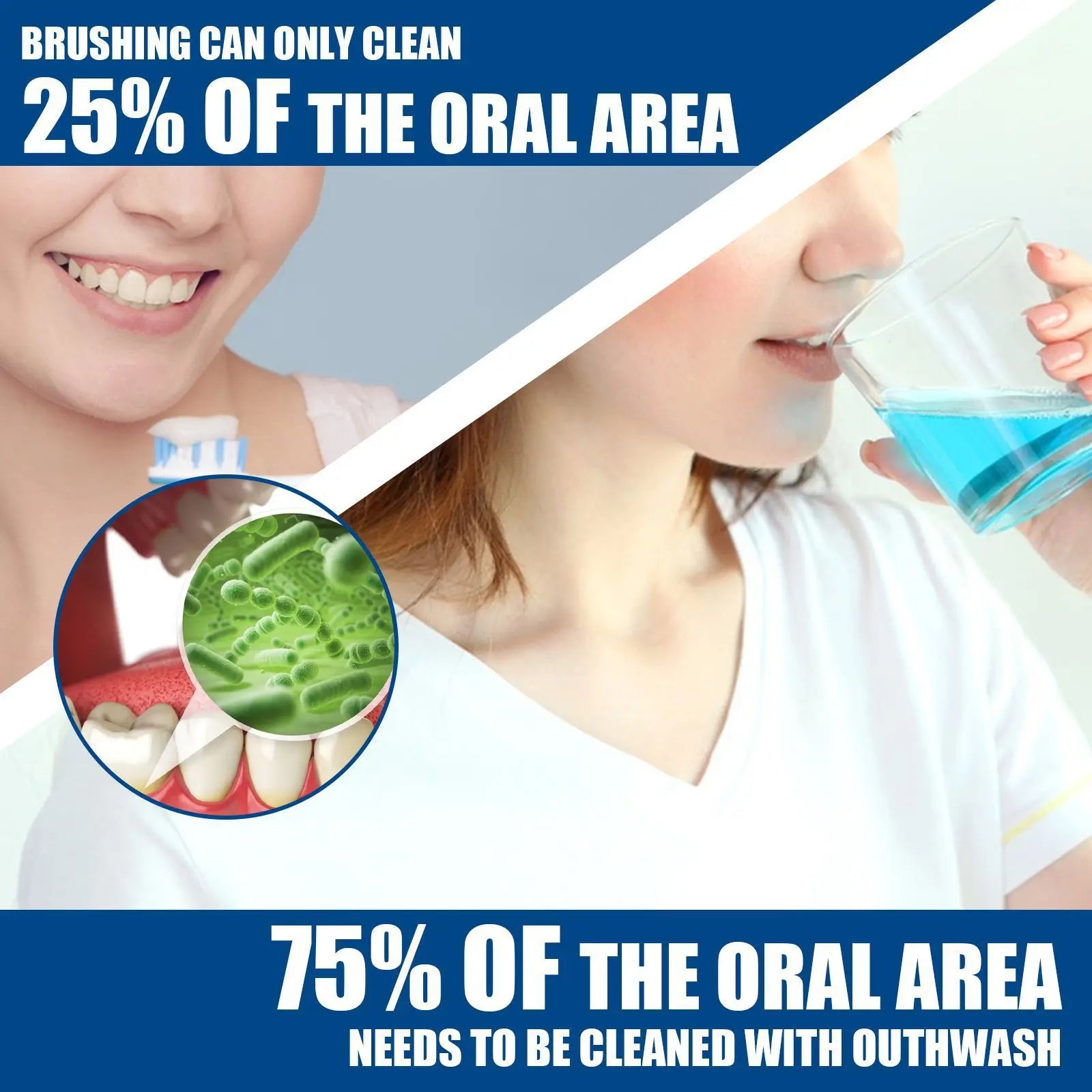 Mint Mouthwash Instant Fresh Breath Deep Cleaning Reduce Bad Breath Prevent Gum Health Improving Dry Mouth Oral Care Mouthwash Oasis Select