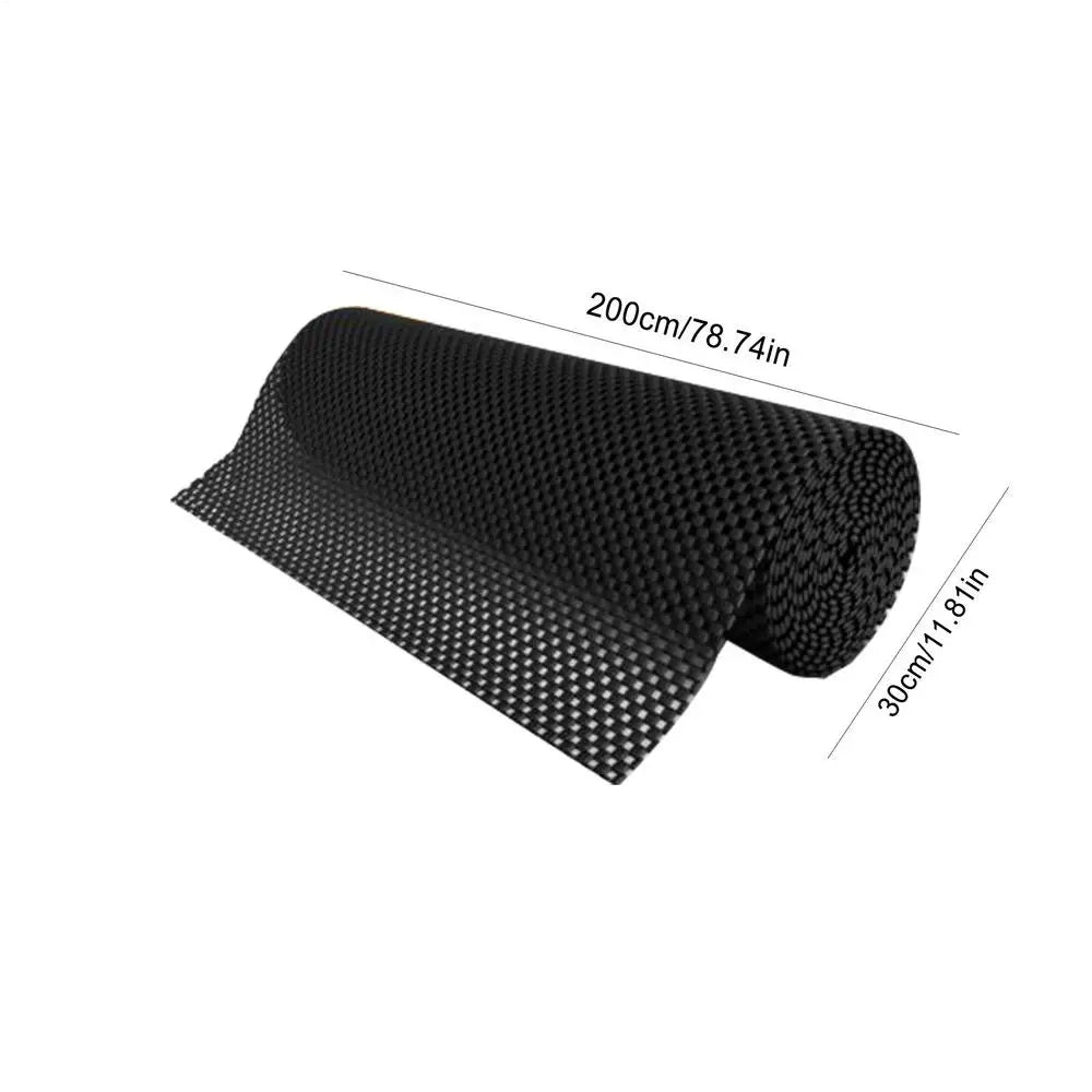Non Slip Floor Mat Hardwood Floors Under Carpet Mat Drawer Shelf and Cabinet Liner Thick Strong Grip Non-Slip Woodworking Mat Oasis Select Black