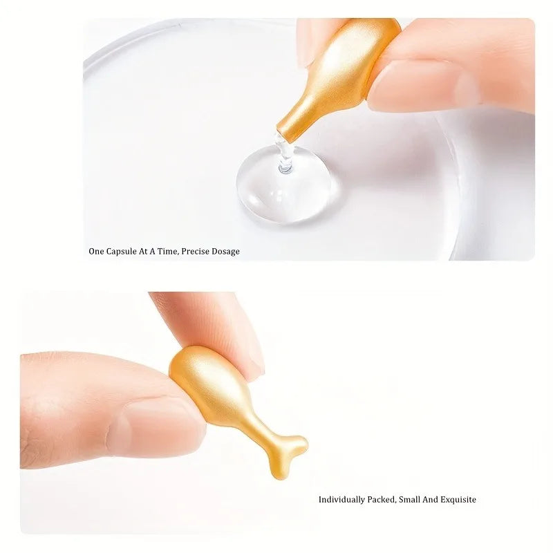 50 Hyaluronic Acid Facial Capsules – Fragrance-Free Serum Facial Essence Capsules Oasis Select