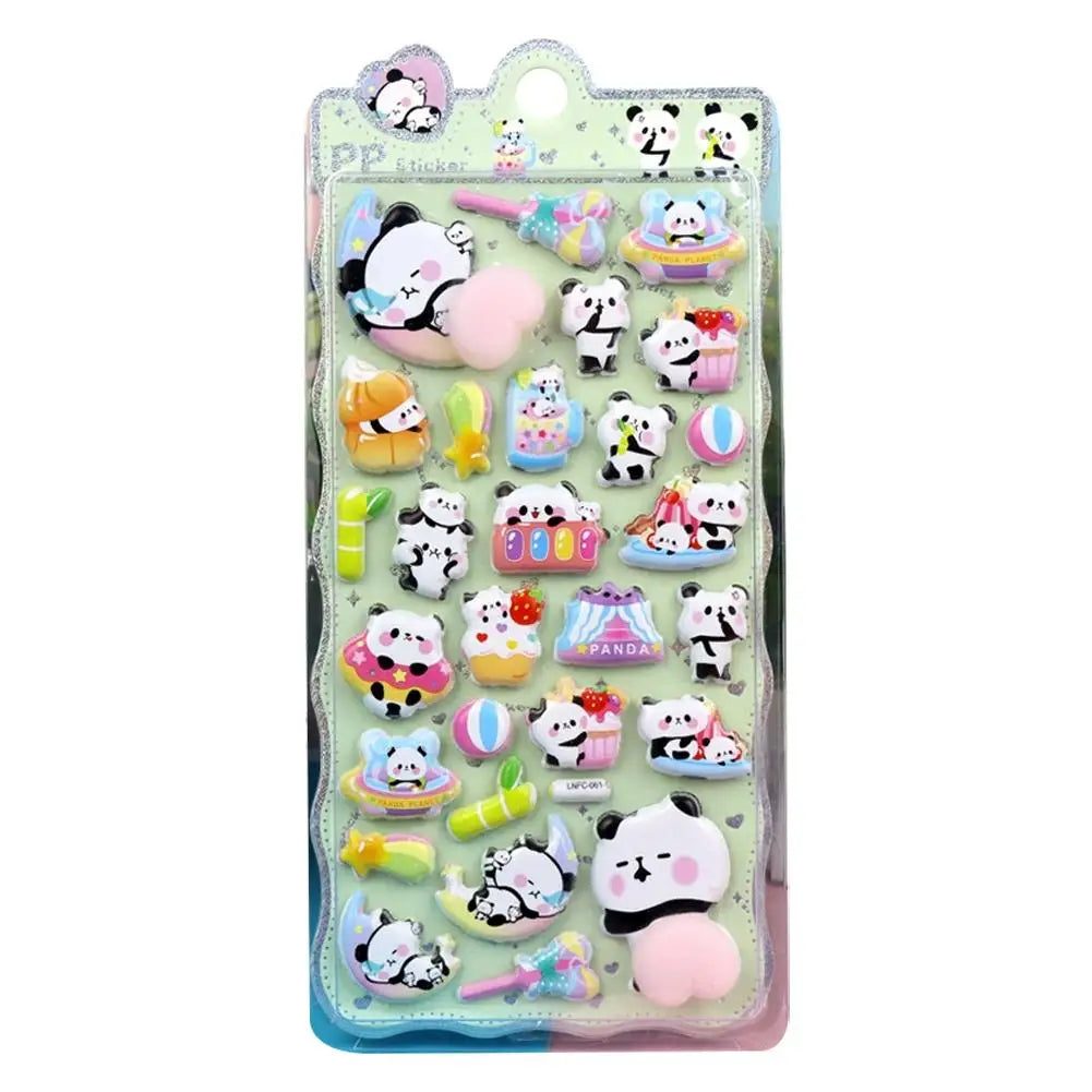 3D Cute Animal Butt Stickers, Stress Relief Puffy Squishy Sticker for DIY Scrapbook Guitar Phone Case Laptop Decal Oasis Select E