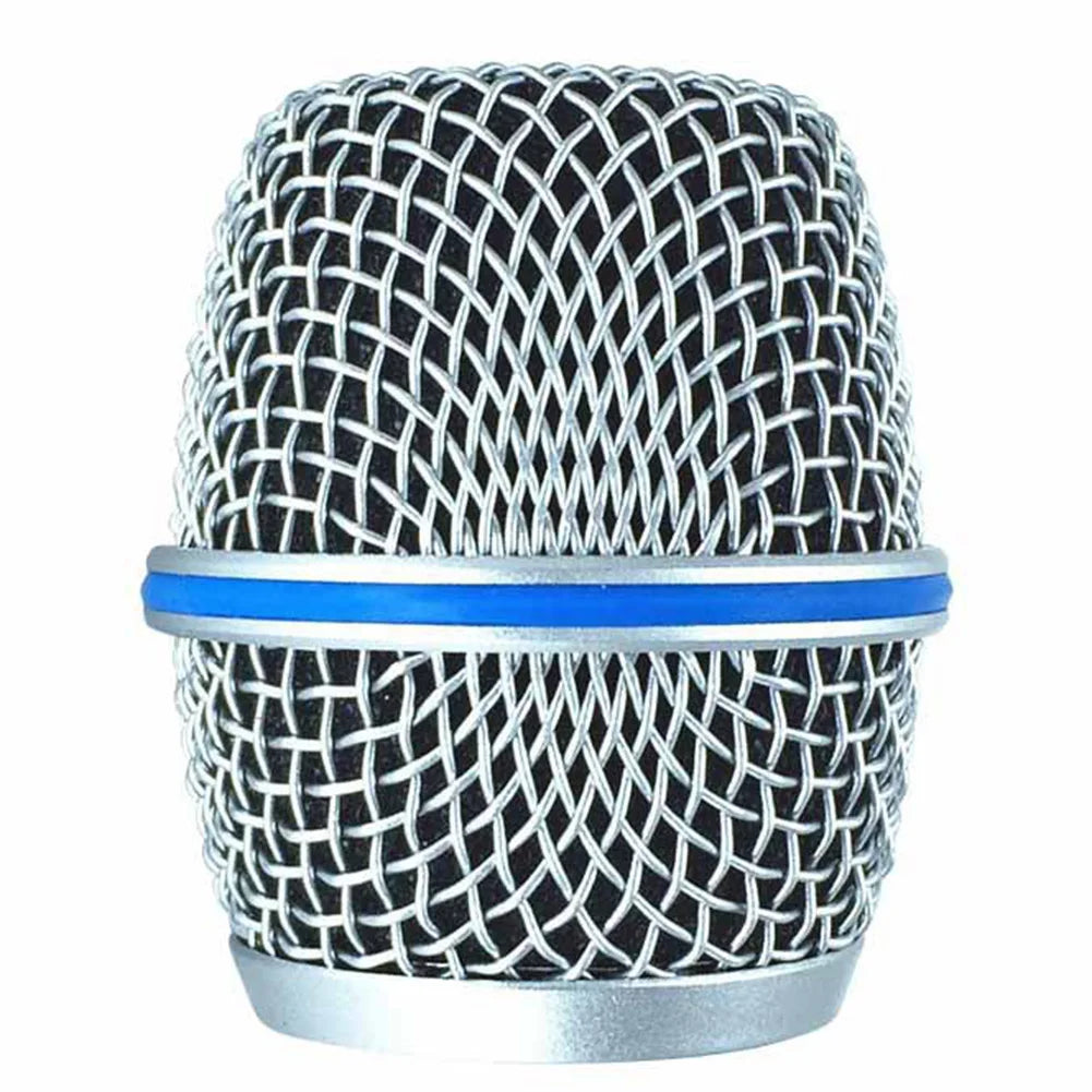 Microphone Mesh Head For 58 Microphone Fits For Shure Beta Grill Mesh Head Steel Replacement Microphones DIY Parts Oasis Select