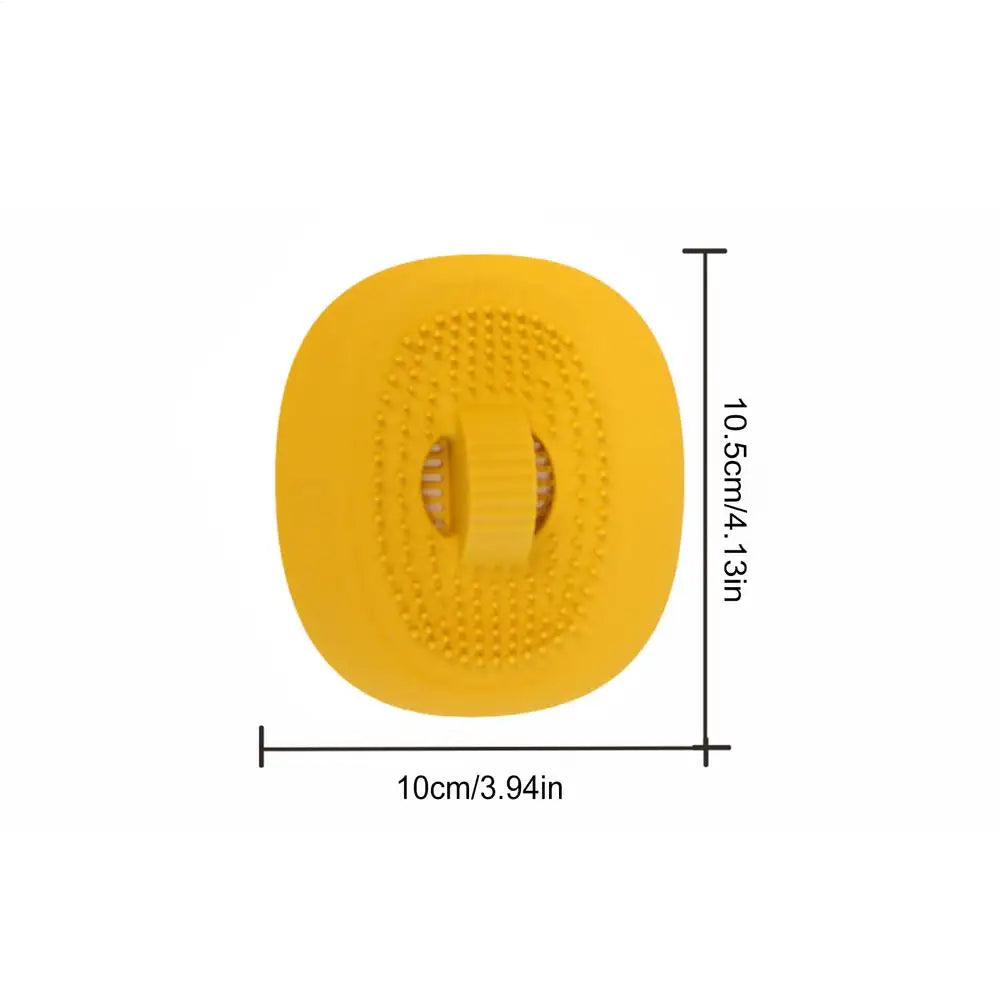 Sink Drain Strainer Hair Catcher Cover Drain filter shower drain protector sink drain filter hair plug kitchen accessories Oasis Select Yellow