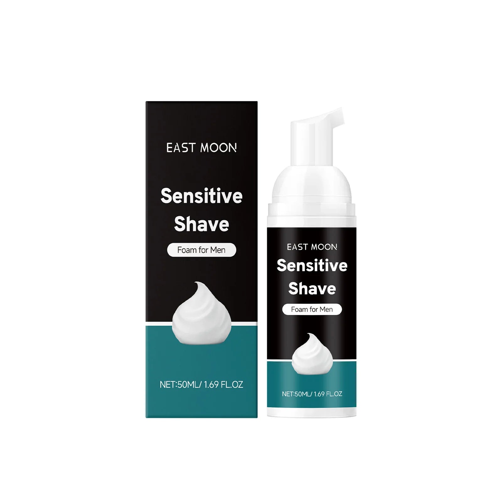 East Moon Aloe Shaving Mousse for Men 50ml – Softening Foam Shaving Mousse Oasis Select 50ml boxed