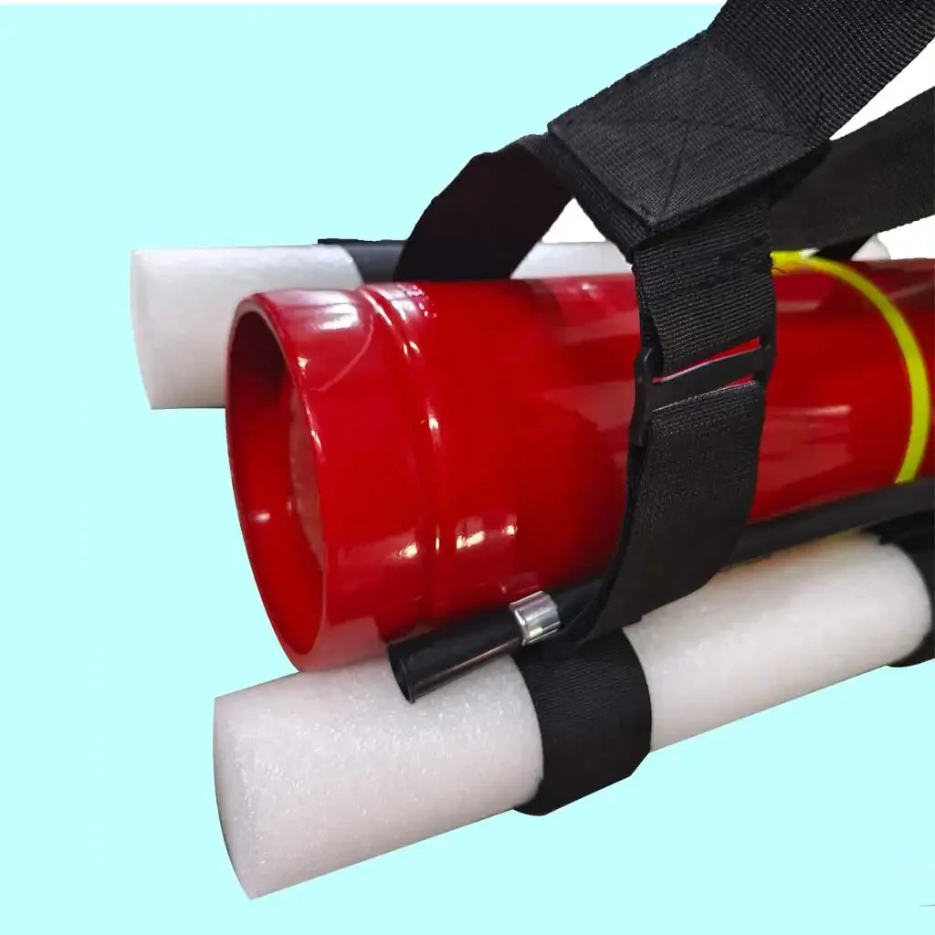 Scuba Diving Tank Carrier Holder with Bumper Anti Rolling Cylinder Transport Carry Strap with Anti Hitting Sliding Grip Oasis Select