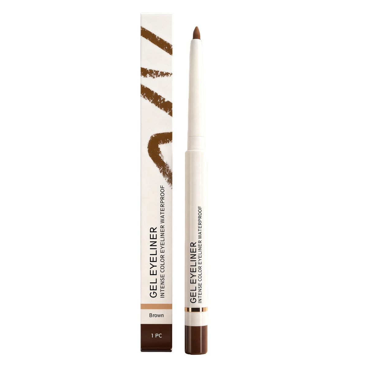 Waterproof Matte Eyeliner Pencil – Long-Lasting & Quick Dry Eyeliner Pencil Oasis Select Brown