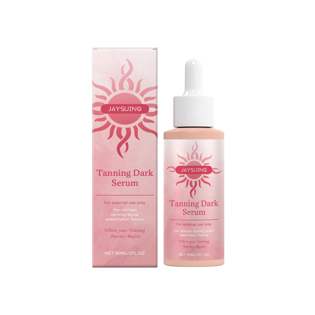 Tanning Dark Drops Watermelon Sunless Long-Lasting Bronzer Natural Wheat-Colored Skin Nourishing Vitamin E Face Body Self Tanner Oasis Select 60ml boxed 60ml