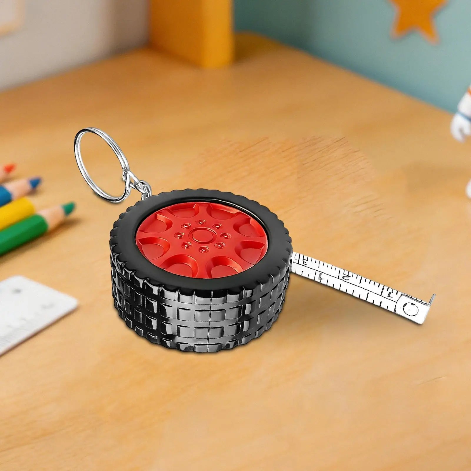 Cloth Tape Measure 1 Meter Small Tire-Shaped Accurate Ruler Diameter Tape Measure for Body Clothes Tailor Fabric Pipe Carpentry Oasis Select