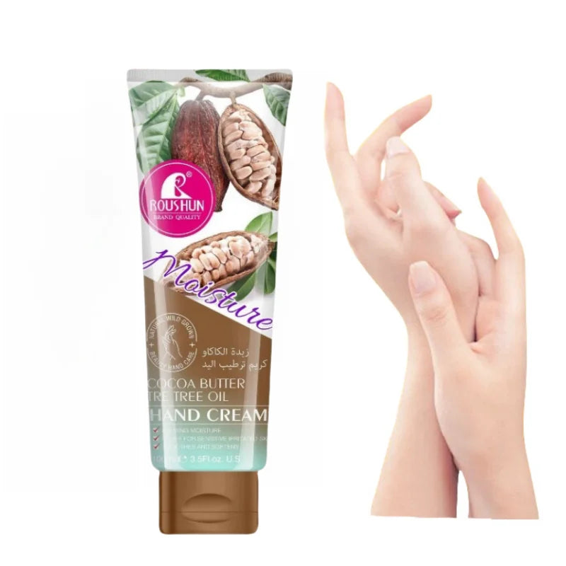 ROUSHUN Cocoa Butter Hand Cream – Moisturizing, Non-Greasy