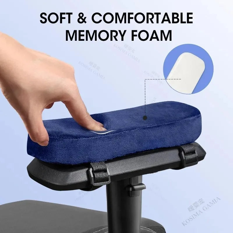 Soft Armrest Cushion PP Sponge Foam Armrest Cushion 1/2PCS for Home Office Chair Computer Gaming Elbow Pad Removable Washable Oasis Select