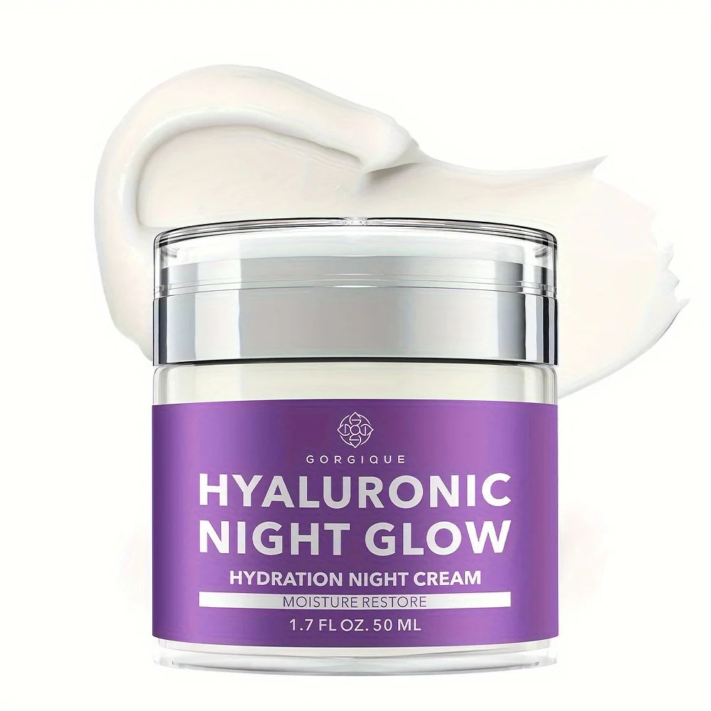 GORGIQUE Hyaluronic Acid Night Cream – Hydrate & Glow Night Cream Oasis Select Default Title