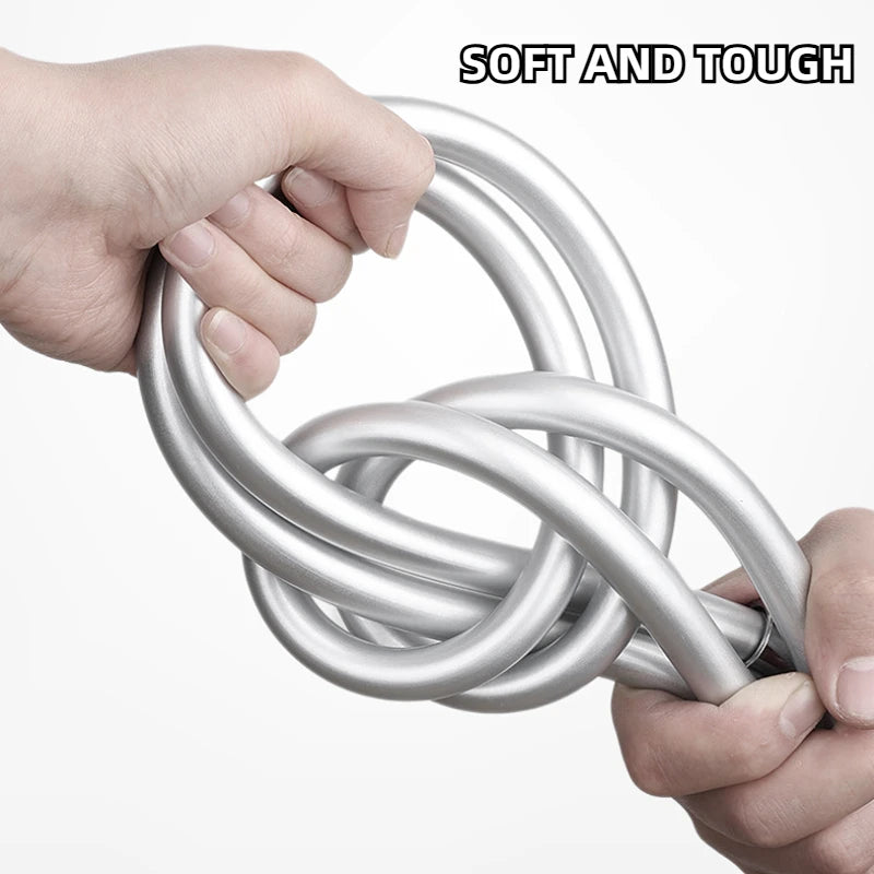 1.5/2M Bathroom Silicone Shower Tube Bend Arbitrarily Hose Explosion Proof Anti-winding Shower Hose Bathroom Faucet Accessories Oasis Select