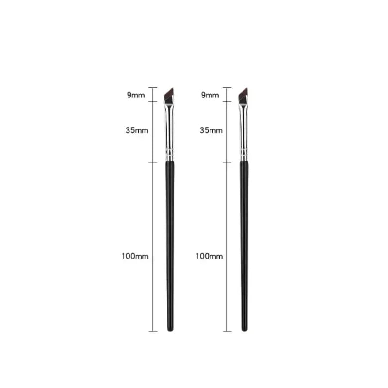 1/2/3/5pcs Ultra-Thin Eyeliner Brush Angled Eyebrow & Precise Detail Brush For Winged Liner And Under Eye Makeup Applicati Oasis Select small 2pcs