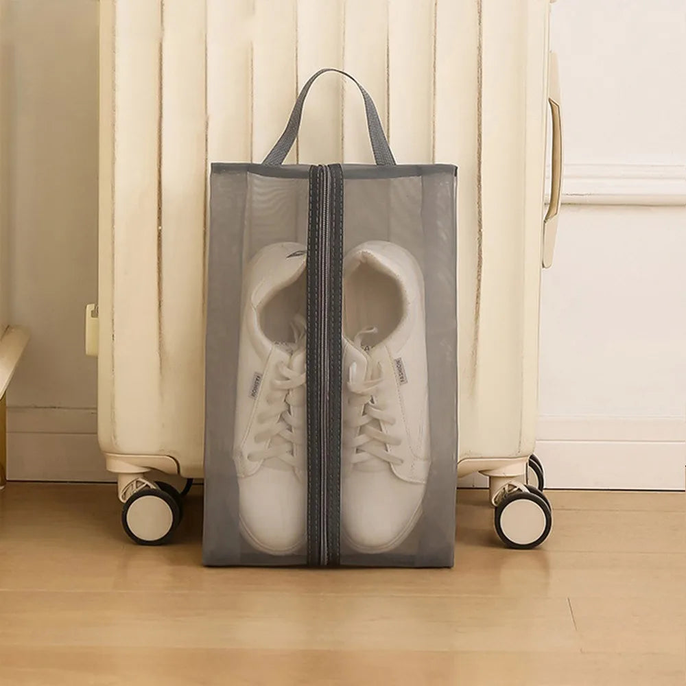 Mesh Shoe Bag – Breathable Dustproof Travel Shoe Organizer