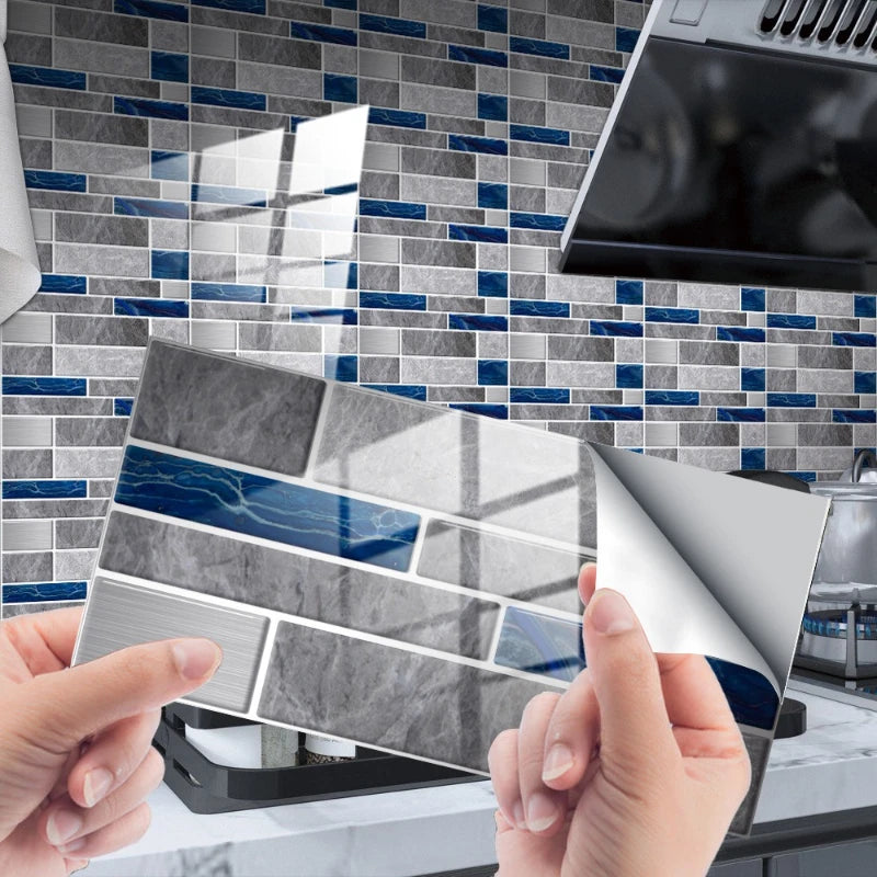 Wall Stickers Home Renovation Crystal Tiles Self-adhesive Flooring