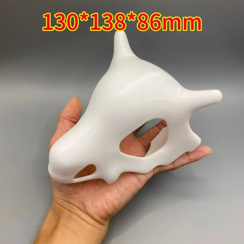 Fish Tank Oranament Aquarium Decor 3D Printed Anime Style Skull Reptile Hideouts for Terrarium Habitat 100% Safe Home Decoration Oasis Select L