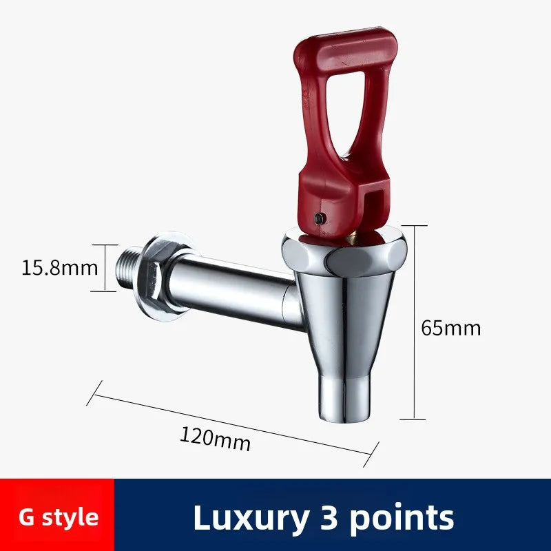 3/4 Electric Water Boiler Faucet Copper High Temperature Resistant Milk Tea Insulation Bucket Faucet Water Boiler Oasis Select F