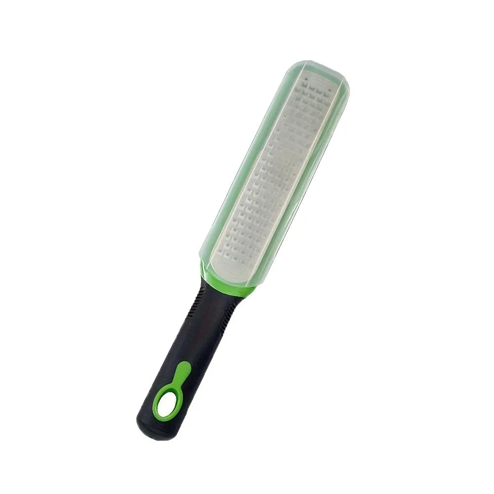 304 Stainless Steel Zester with Handle Sharp Kitchen Utensils Convenient with Protective Cover Fruit and Vegetable Grater Oasis Select Coarse pores