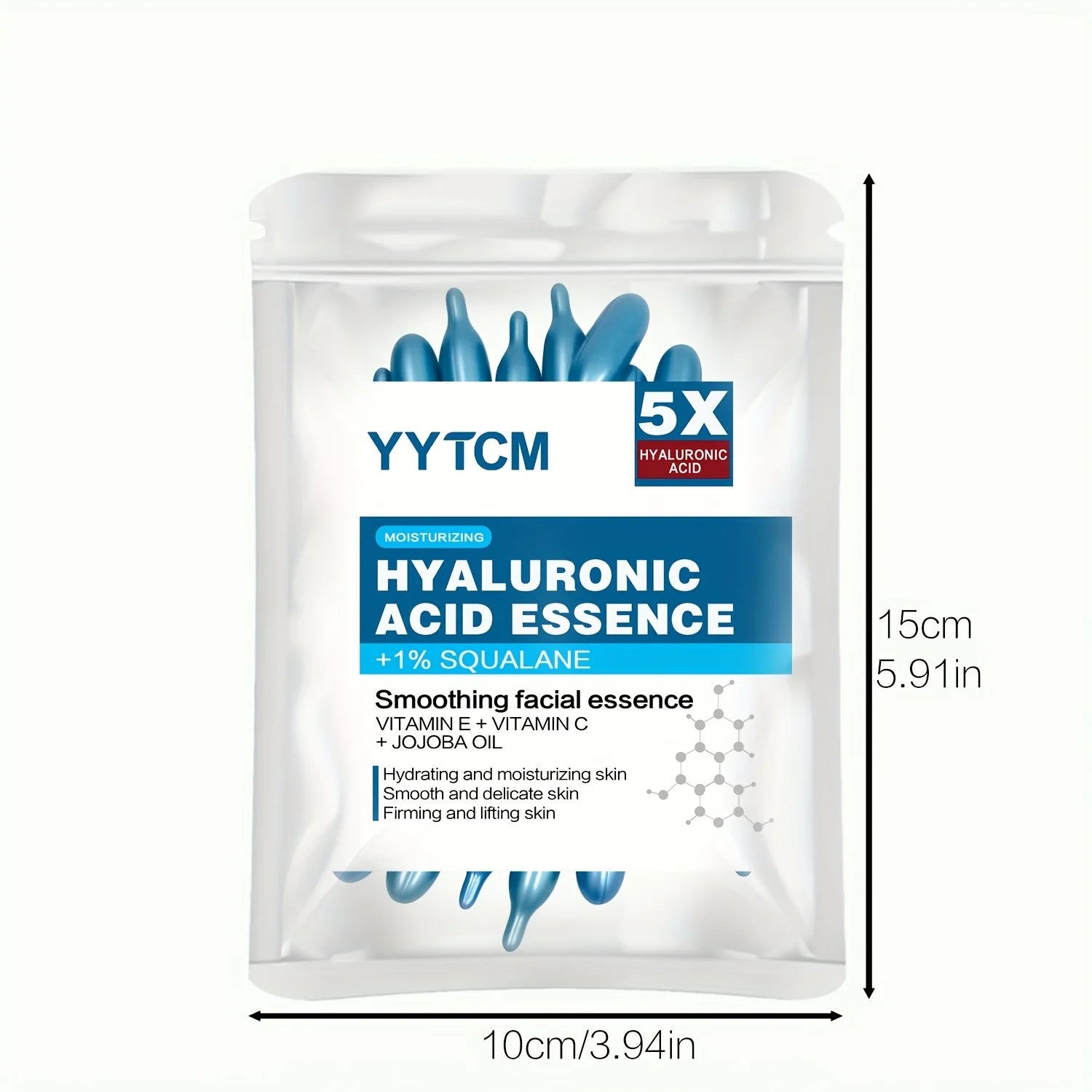 Hyaluronic acid deep moisturizing capsule essence, deep moisturizing and brightening skin essence (0.4gx30 capsules)/bag -1 bag Oasis Select