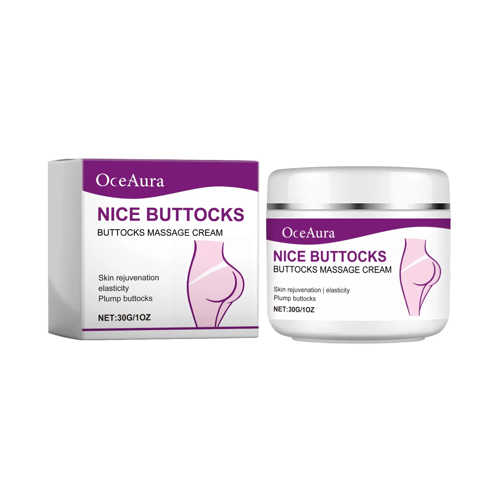 Hip Firming Cream Butt Lift up Big Ass Prevent Sag Buttock Enlargement Cream Improve Sagging Shaping Sexy Body Care for Women Oasis Select 30g boxed