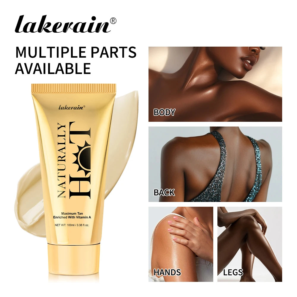AG Hot Tanning Cream long-lasting Promote Tanning Cream for Bronzers Skin Smooth Application Non Sticky For All Skin Types Care Oasis Select 100ml