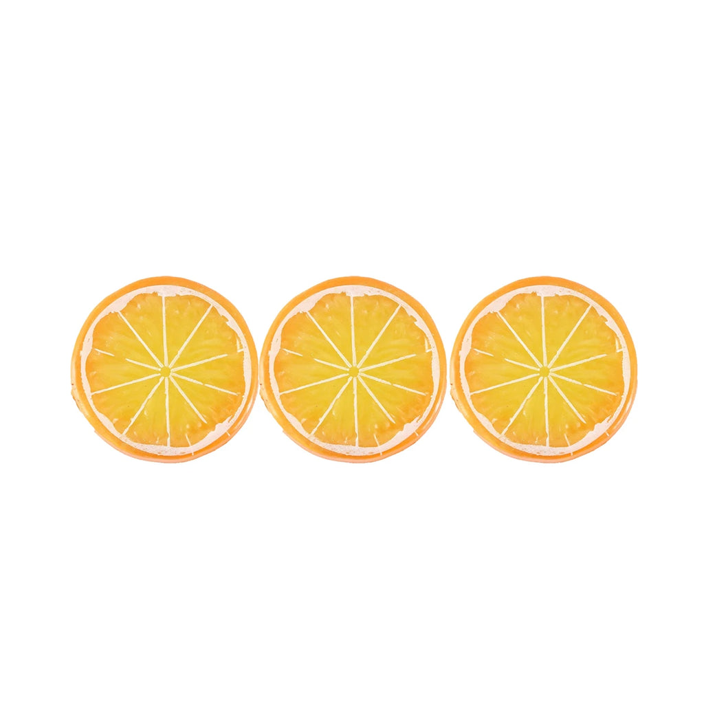 6/12PCS Artificial Lemon Slices Lifelike Yellow Resin Cake Decor Tea Party Bar Display Photo Props DIY Craft Summer Vibe Oasis Select 3pcs 5cm