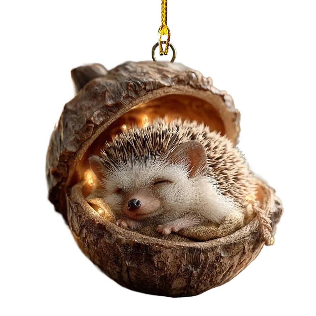 Acrylic 2D Animal Christmas Ornaments | Tree Pendants