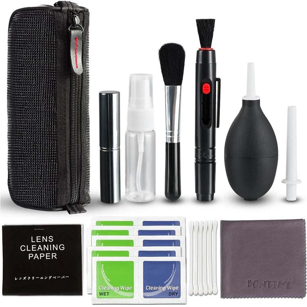5-29PCS DSLR Lens Camera Cleaner Kit Digital Camera Sensor Cleaning Kit SLR DV Cameras Clean Set for Sony Fujifilm Nikon Canon Oasis Select 19 in 1 set B