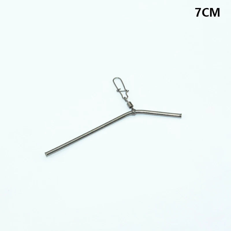 5pcs Fishing Balance Connectors 5/7/9/12CM Small Style Brass Tube Fishing Tackle Anti- Feeder Boom Fish Accessories@#X Oasis Select 7CM-5PCS