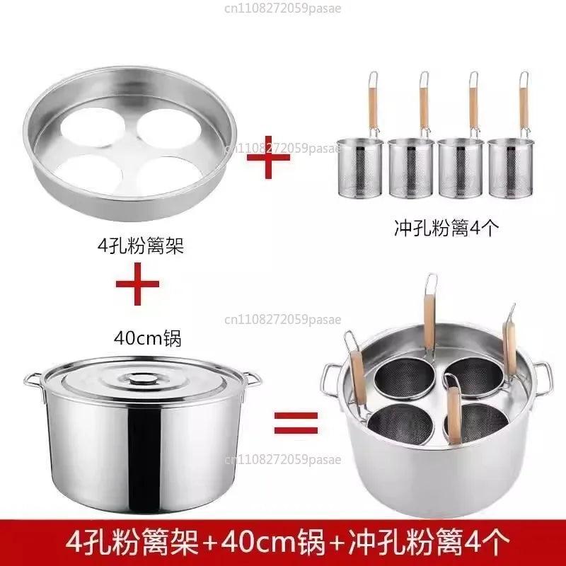 Large Stainless Steel Noodle & Soup Pot – Induction Ready