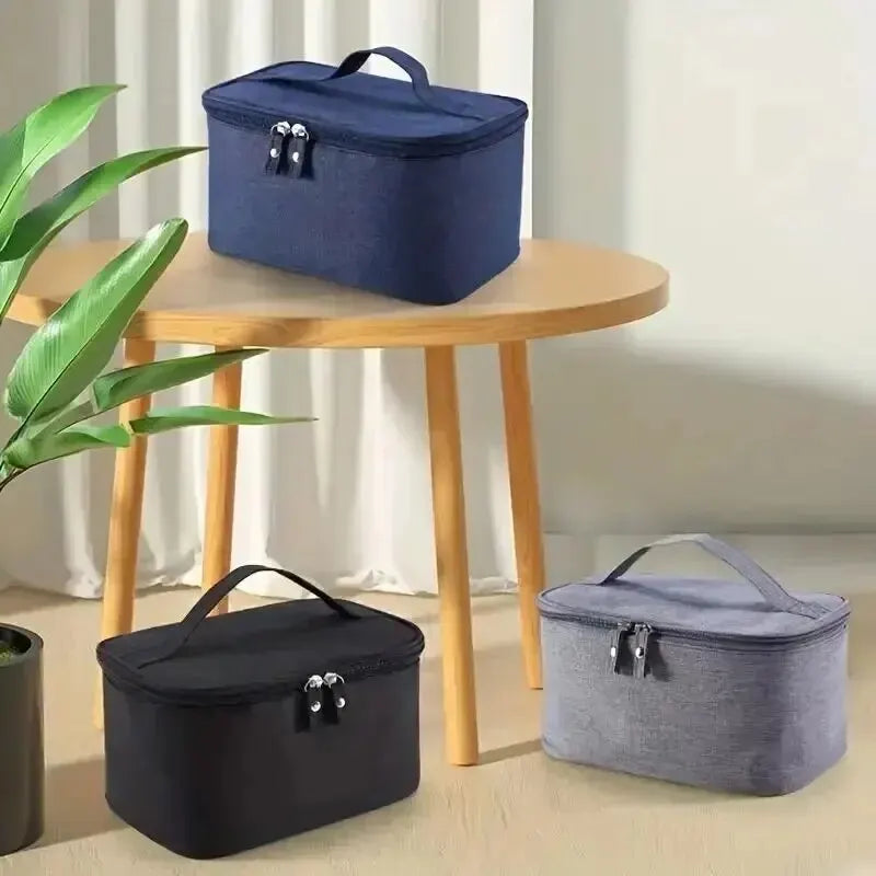 Men's Large Double Layer Travel Toiletry Bag – Oxford Wash Bag Travel Toiletry Bag Oasis Select