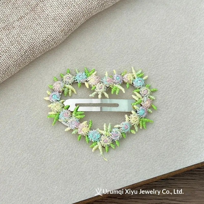 Pink Flower Star Heart Geometric Hair Clip for Women & Girls Hair Clip Oasis Select 04