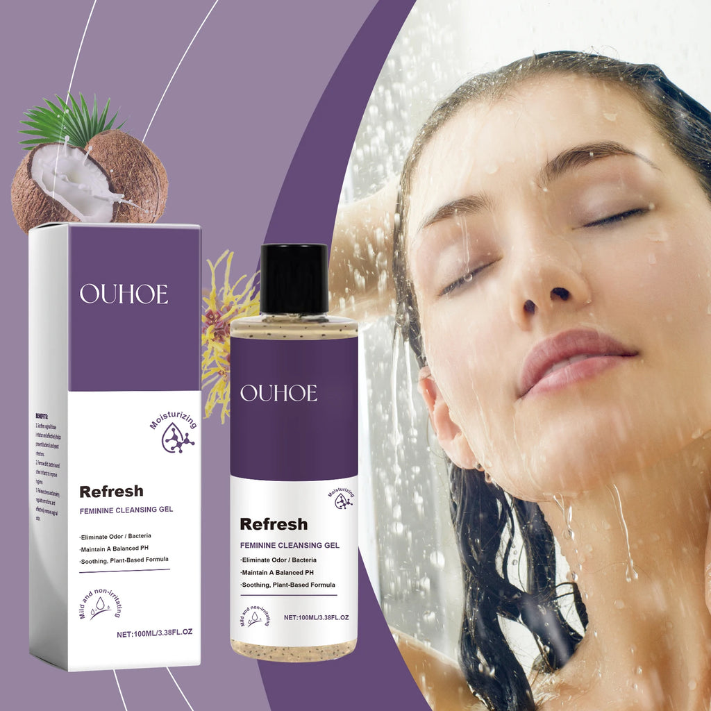 Feminine Wash Gel PH Balanced Long Lasting Moisturizing for Private Part Refreshing Cleansing Prevent Dryness Woman Healthy Care Oasis Select