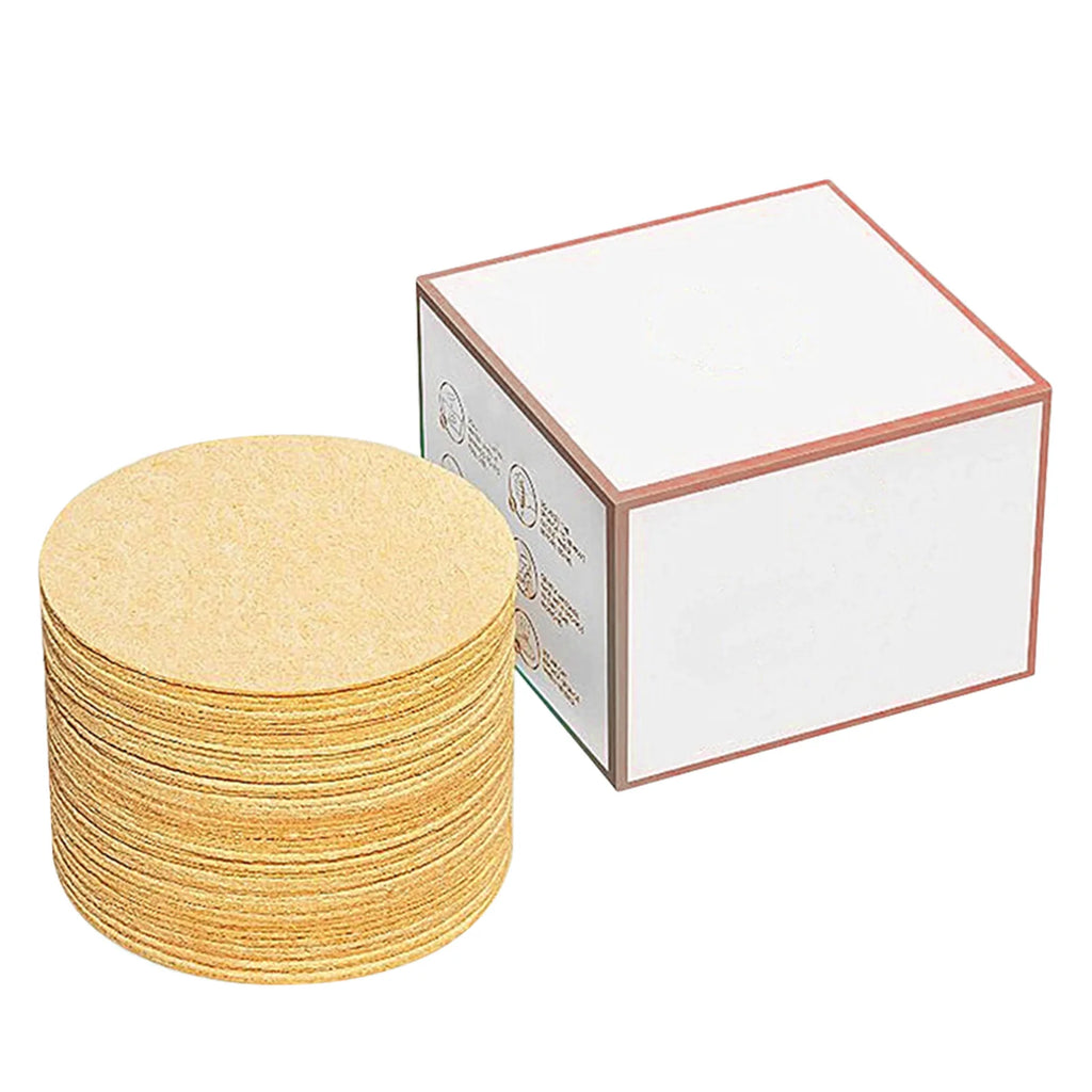 Reusable Compressed Cellulose Face Sponges 100pc Set