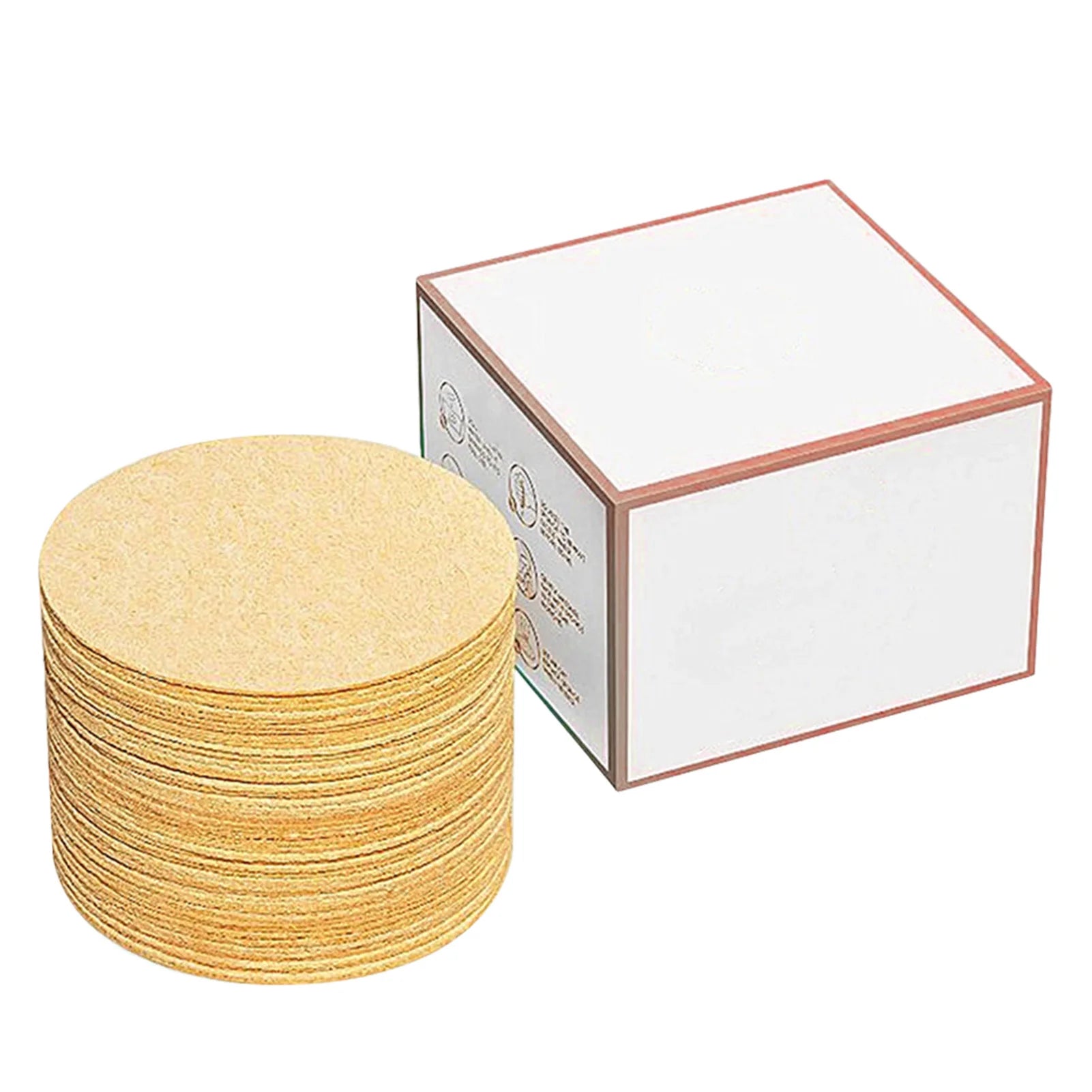 Reusable Compressed Cellulose Face Sponges 100pc Set