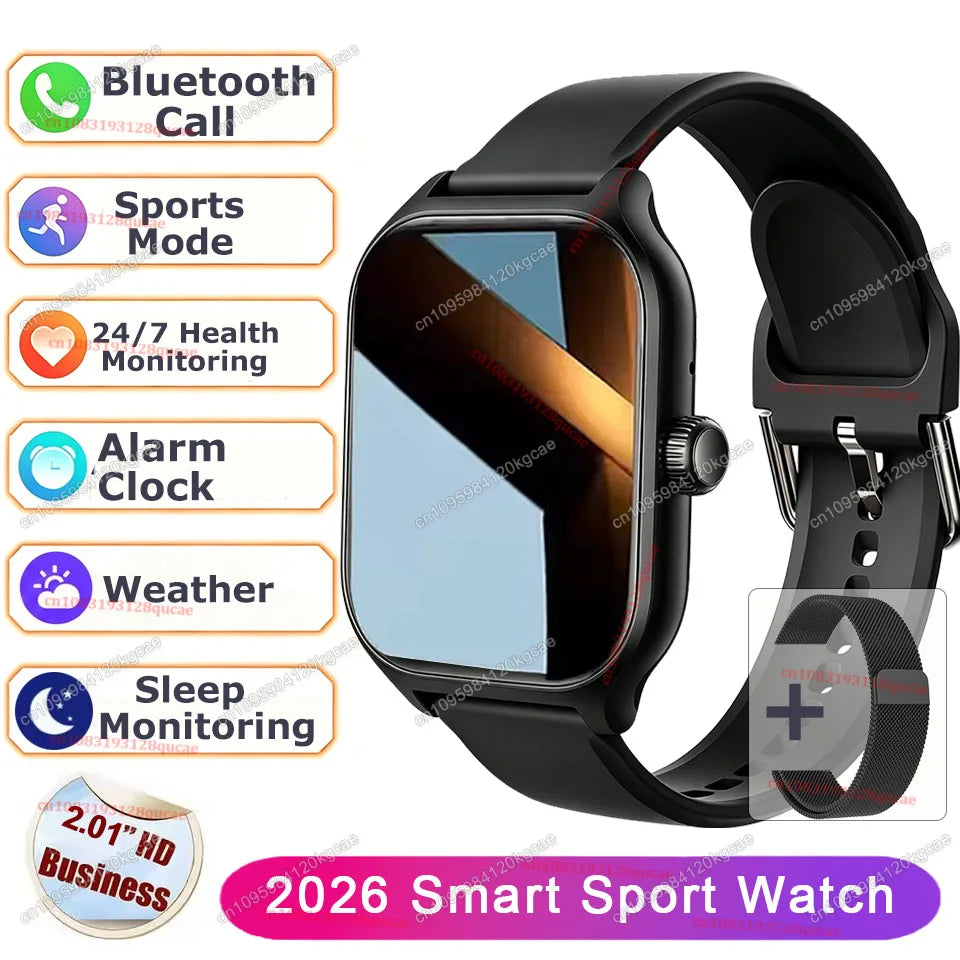Ola Esporte HT30 Smart Watch – 2.01" HD Bluetooth Fitness Watch