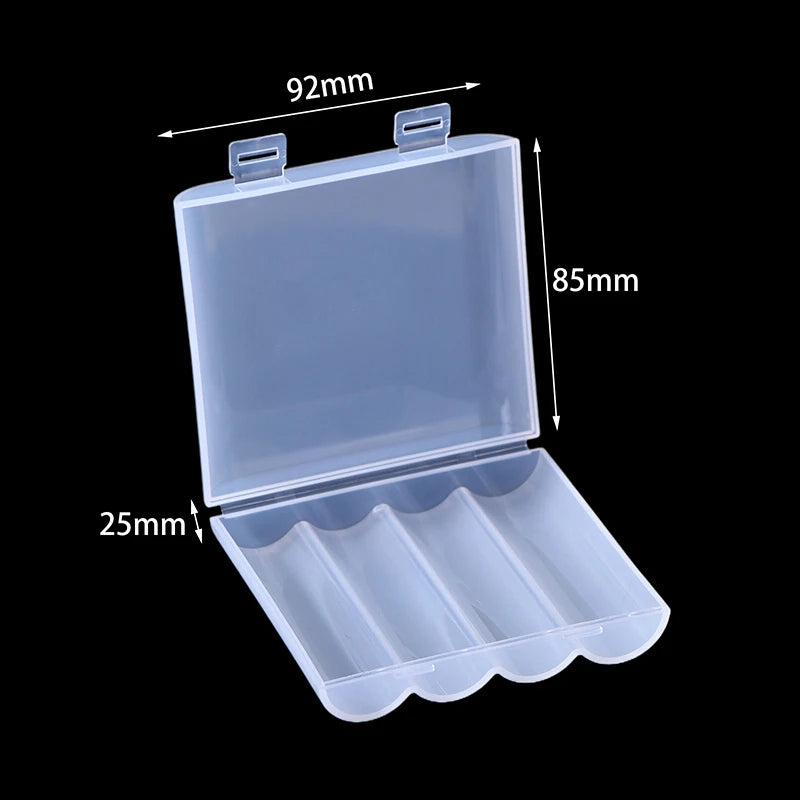 Durable Storage Box for 21700 Battery – 1 to 8 Section, made of High-Quality PP Plastic Oasis Select D12 1PCS