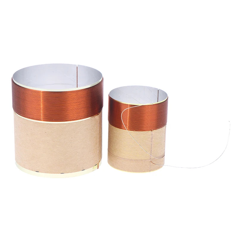 1PCS Speaker Voice Coil Braided Copper Lead Bass Voice Coil 2Layers Speaker Aluminum Voice Coil Repair Accessories Oasis Select