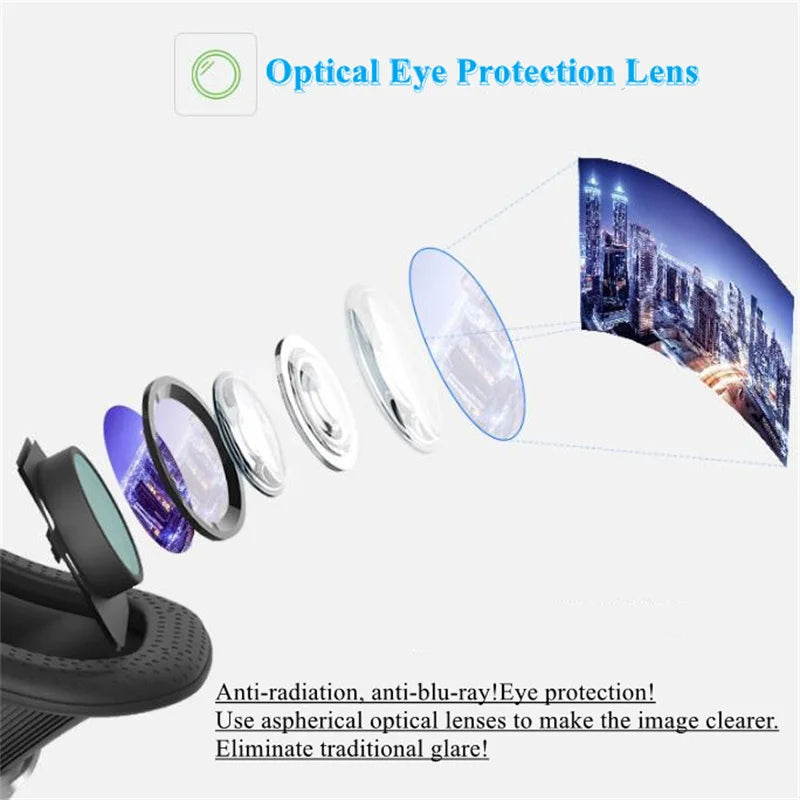 Shinecon 3D VR Headset Glasses for iPhone & Android | 120° FOV
