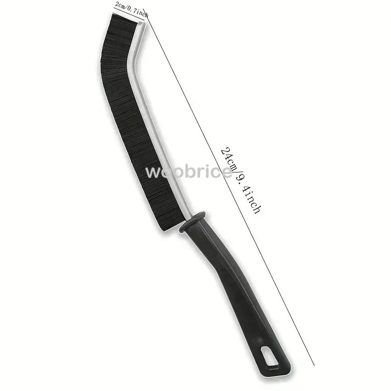 Household Cleaning Brush Bathroom Scrubber Radiator Crevice Cleaning Brush Multifunctional Thin Brushes Long Handle Ergonomic Oasis Select