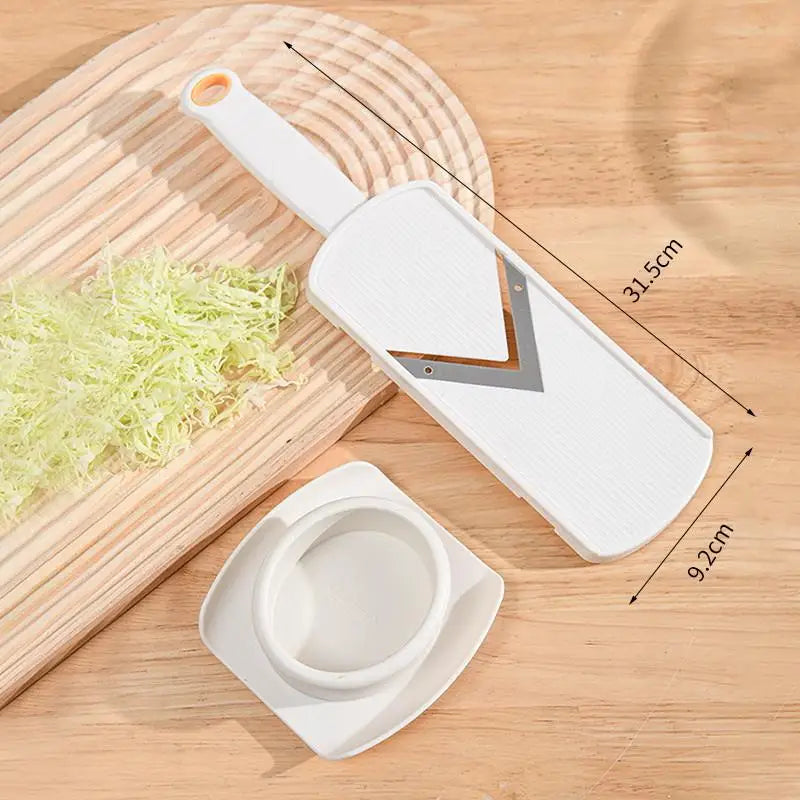 Cabbage Slicer and Vegetable Grater, Multi-skilled Kitchen Tool Oasis Select White
