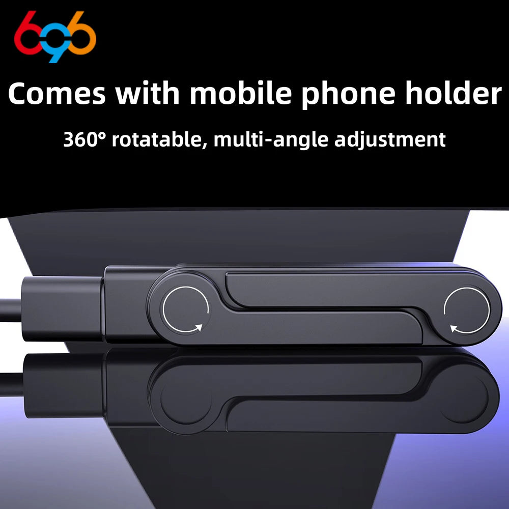2 In 1 Fast Charging Dapter Foldable Adapter 240W Fast Charge Type C To Type C Converter Multifunction Phone Charge Mini Bracket Oasis Select