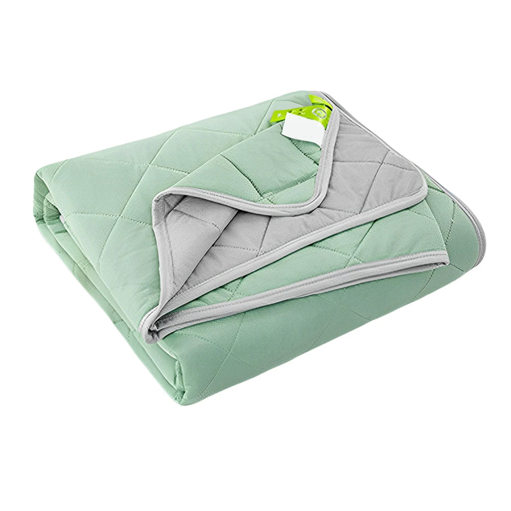 Summer Cooling Blanket Air Condition Comforter Cold Feeling Quilt Washable Lightweight Cold Feeling Quil for Bedroom Living Room Oasis Select 150x200cm Retro Green United States