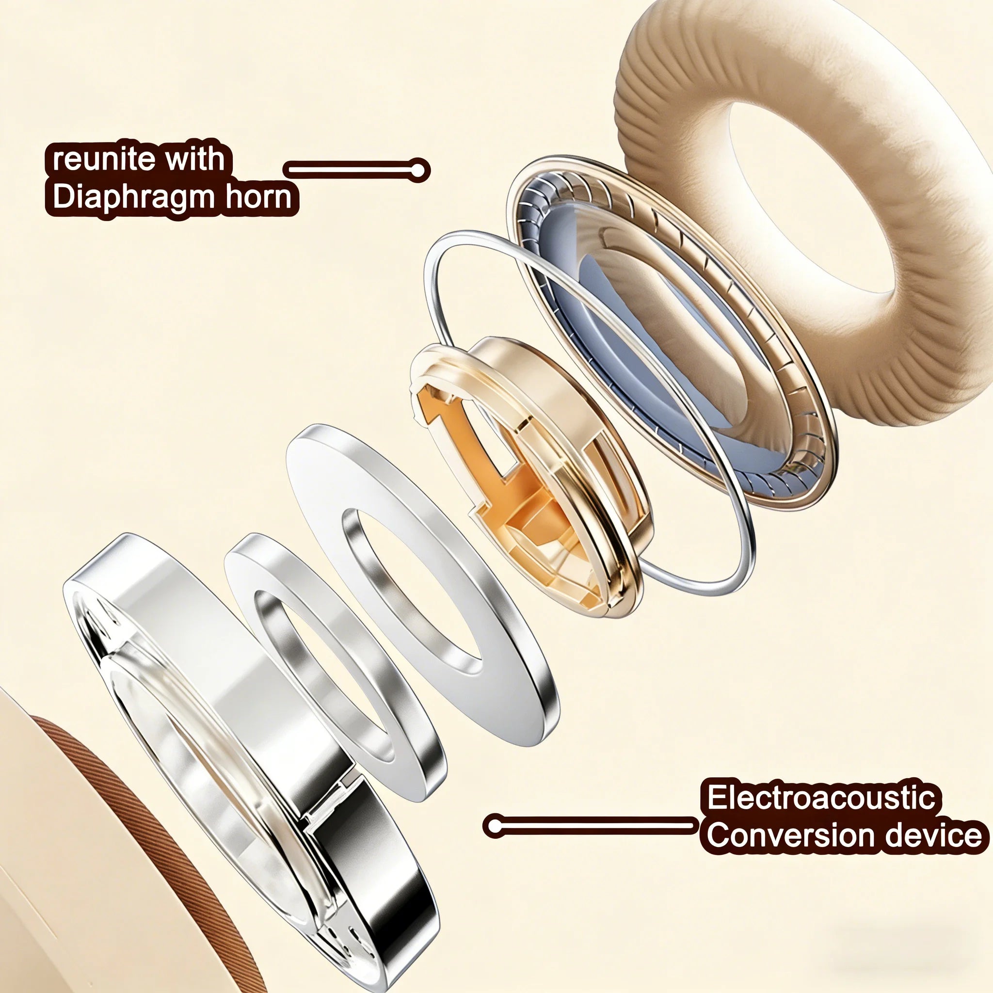M3 LED Light‑emitting Bluetooth Headset Foldable TYPE‑C Charging Gaming Office Headphones Oasis Select